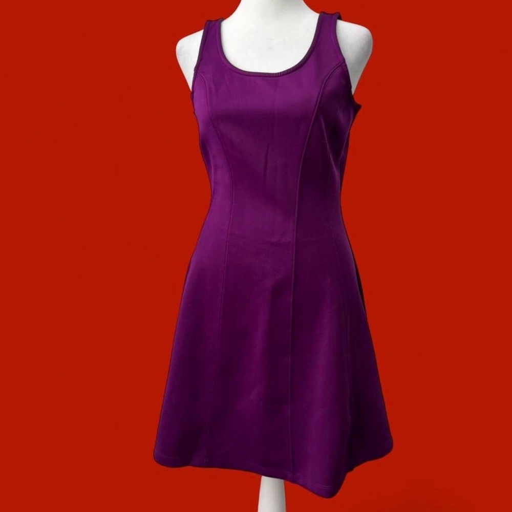 Source Unknown Vibrant Purple Mini Dress